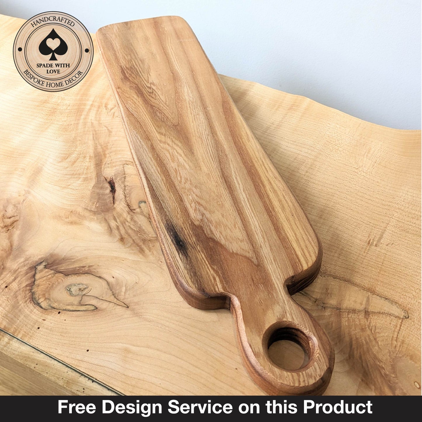 Solid Wood Serving Board - Personalised Serving Board - Custom Wooden Serving Board - Custom Design Serving Board