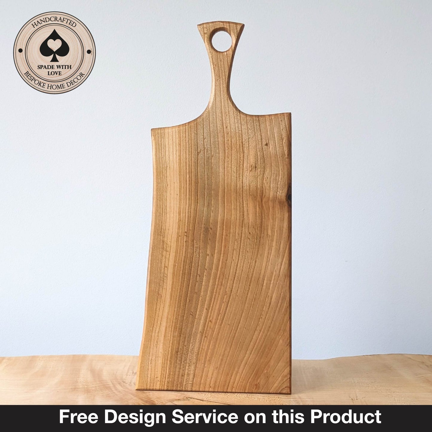 Solid Wood Serving Board - Personalised Serving Board - Custom Wooden Serving Board - Custom Design Serving Board