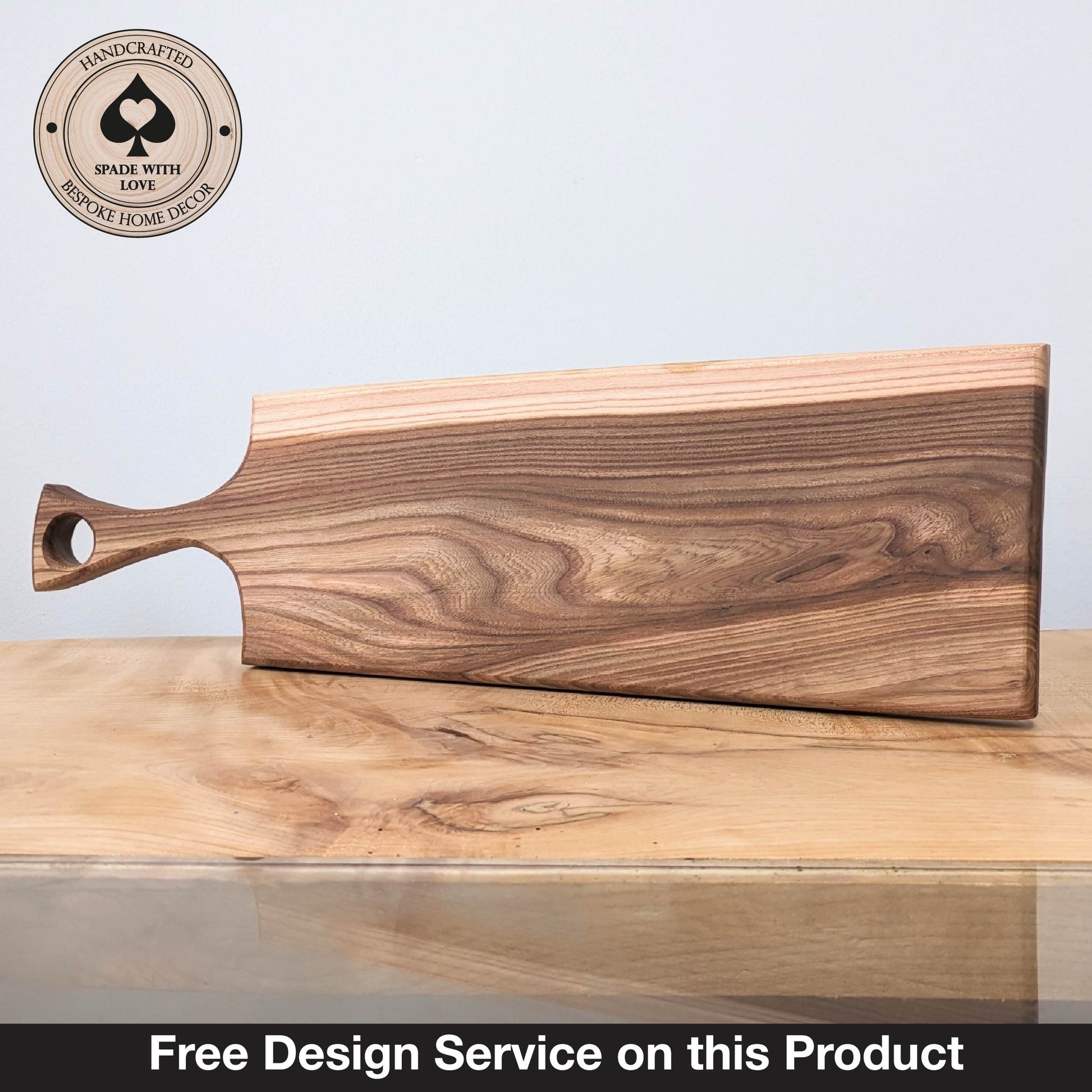 Solid Wood Serving Board - Personalised Serving Board - Custom Wooden Serving Board - Personalise your Own